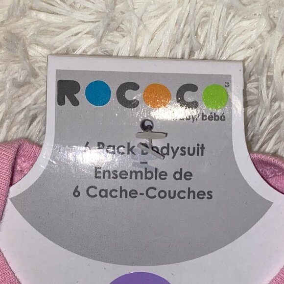 𝅺colorful bodysuit 100% cotton pack of 6 for 3 Months - Picture 4 of 7